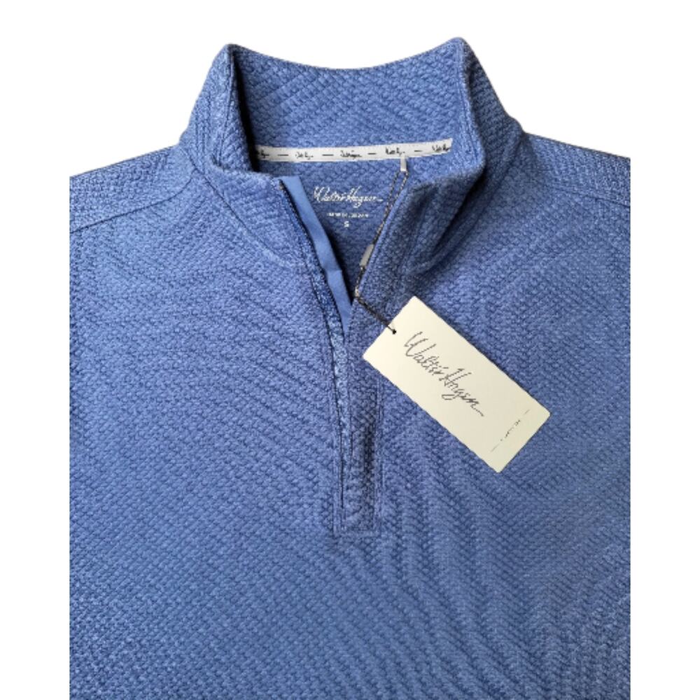 NWT Walter Hagen Men's Clubhouse Textured 1/4 Zip Golf Pullover Size S